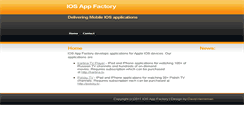 Desktop Screenshot of iosappfactory.com
