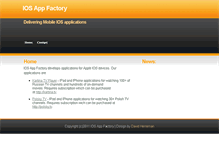 Tablet Screenshot of iosappfactory.com